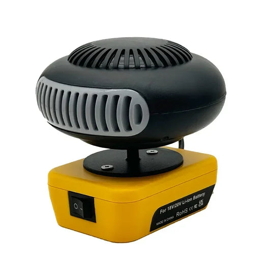 Purilite Select Portable Lithium Electric Fan Heater – Dual-Mode Warm & Cool Air Blower with USB Charging