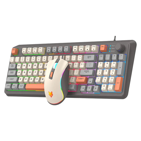 Purilite Select K820 USB Wired Keyboard & Mouse Combo