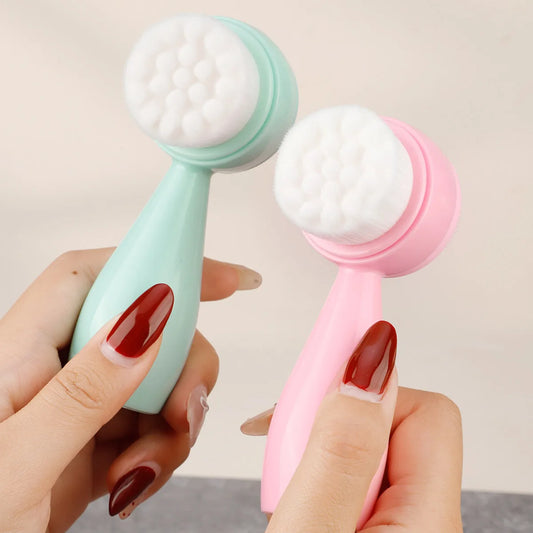 Purilite Select Silicone Facial Cleansing Brush – Soft Bristle Deep Cleaning Face Scrubber for Gentle Exfoliation and Skin Care Routine - PuriLite