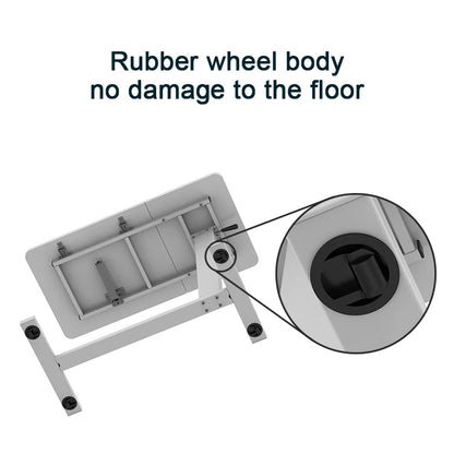 Purilite Select | Small Standing Desk | Adjustable Height | Mobile Laptop Table | Rolling Stand Up Desk | Computer Workstations