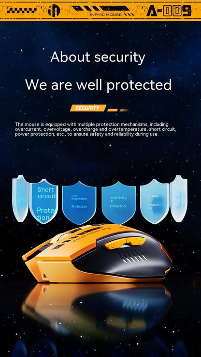 Purilite Select A9 Mecha Style Bluetooth + 2.4G Wireless Mouse