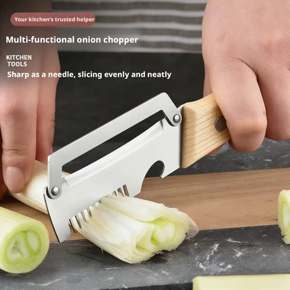 2026 New Paring Knife Ergonomic Wood Handle Knife Stainless Steel Vegetable Peeler with Wooden Handle 2-in-1 Fruit Potato Peeler