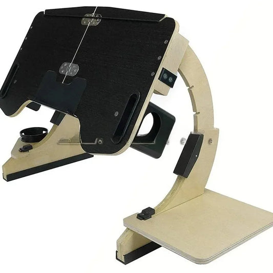 Purilite Select Adjustable Wooden Laptop Stand Portable Foldable Bed Desk for Notebook, Tablet, Reading, and Workstation Use - PuriLite