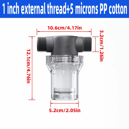 Purilite Select™ Universal PP Cotton Shower Filter – Cleaner Water for Better Skin &amp; Hair