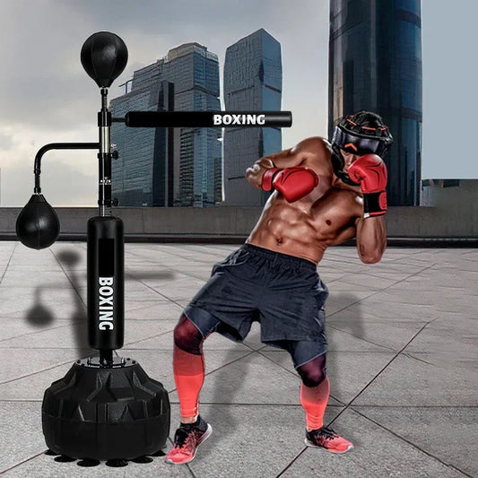 Purilite Select Boxing Reaction Target Training Bag – Freestanding Rotary Punching Sandbag for Adults and Children, Taekwondo and Home Fitness Training Equipment - PuriLite