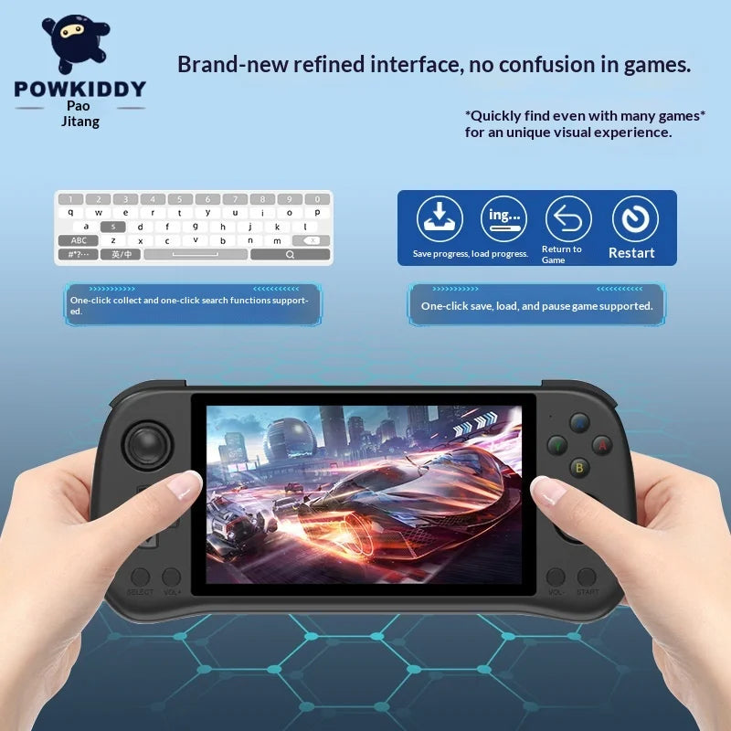 Purilite Select X55 Handheld Retro Gaming Console | 5.5" HD IPS Portable Game Player with Wi-Fi & Multi-Emulator Support