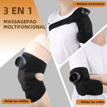 Purilite Select HeatPulse™ 5-Gear Electric Knee & Joint Massager – Intelligent Warm Compress & Vibration Therapy for Knees, Shoulders, and Neck