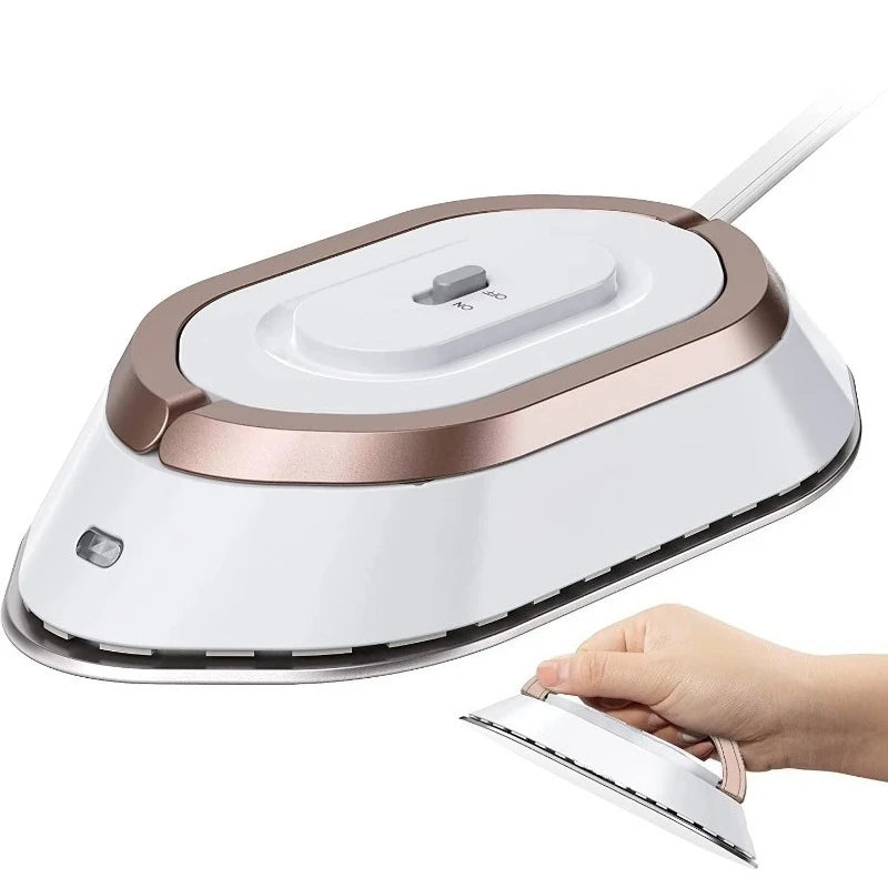 Purilite Select Mini Travel Iron Dual Voltage 120V/220V | Lightweight Portable Dry Iron for Clothes with Non-Stick Soleplate - PuriLite