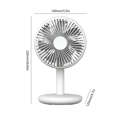 Purilite Select™ Dual-Spray USB Rechargeable Misting Fan