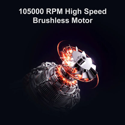 Purilite Select 200000RPM Turbo Jet Blower – Powerful Air Blower &amp; Vacuum Dust Cleaner with Type-C Charging
