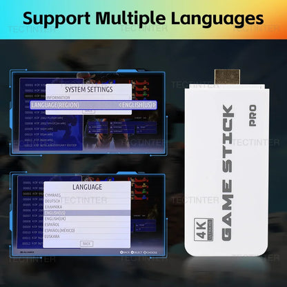 Purilite Select – Retro 4K Wireless Game Console