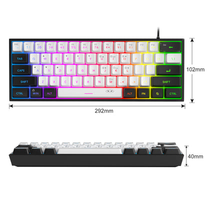Purilite Select TS91 60% Compact RGB Backlit Wired Keyboard