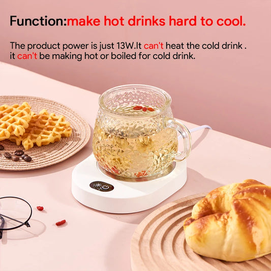 Cup Warmer Thermostatic Temperature for Coffee Milk Tea Water DC 5V USB Heating Pad Mug Heater  For Home Office Desk - PuriLite