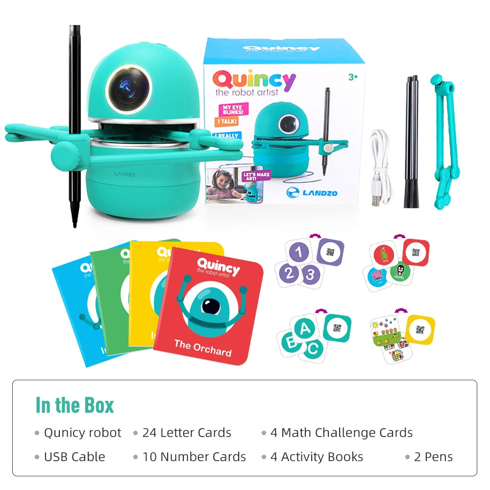 Purilite Select Smart Teaching Robot Toy for Kids – Interactive STEAM Learning Math Robot with Educational Drawing Function and Creative Play Features - PuriLite