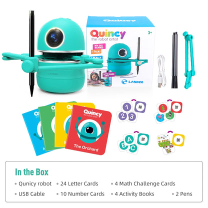 Purilite Select Smart Teaching Robot Toy for Kids – Interactive STEAM Learning Math Robot with Educational Drawing Function and Creative Play Features - PuriLite