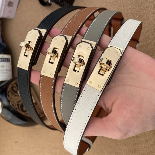 Purilite Select Adjustable Slim Leather Belt for Women