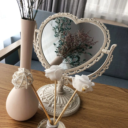 Purilite Select™ Vintage Oval Rotating Makeup Mirror