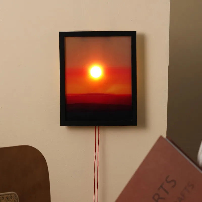 Purilite Select Sunrise Sunset Ambient Lamp – Modern Lift-Up Wall Decor Light, Minimalist Bedroom & Living Room Mood Lighting - PuriLite