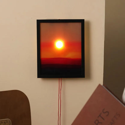 Purilite Select Sunrise Sunset Ambient Lamp – Modern Lift-Up Wall Decor Light, Minimalist Bedroom & Living Room Mood Lighting - PuriLite
