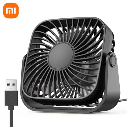 Purilite Select – USB Mini Desk Fan with 360° Rotation &amp; 3-Speed Cooling