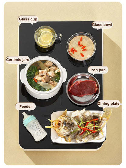 DWMD Electric Meals Insulation Board Heating Pad Milk Thermal Preservation Plate Mat Warmer Intelligent Folding Dishes Hotplate - PuriLite