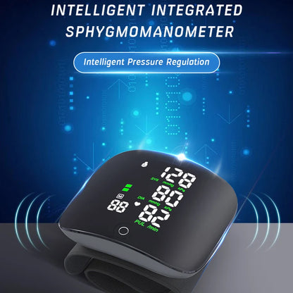 Purilite Select Digital Wrist Blood Pressure Monitor – Portable BP Monitor with Heart Rate Tracking, USB Powered, Easy-Read Display for Home Use - PuriLite