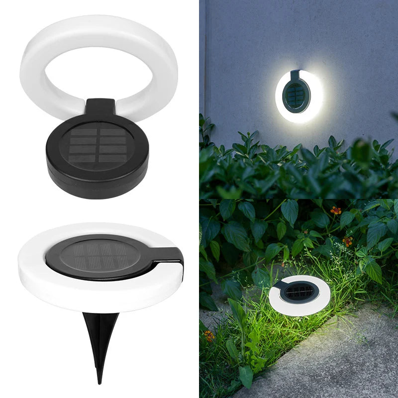 Purilite Select Solar Outdoor LED Landscape Lights Waterproof IP65 Warm White Garden Fence Pathway Buried Lawn Lighting Set