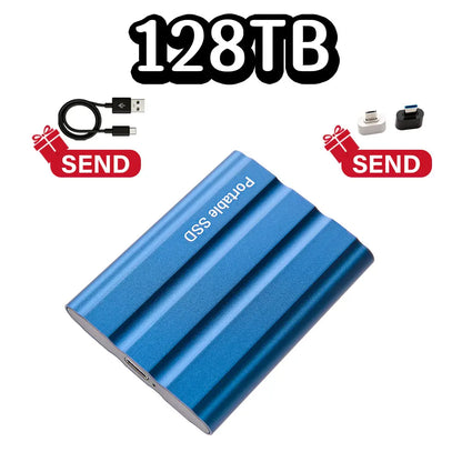 Purilite Select Portable External SSD USB 3.1 Type-C High-Speed Solid State Drive 1TB, 2TB, 4TB, 8TB, 12TB, 16TB, 32TB, 64TB & 128TB for Laptop, Desktop, Windows, macOS & Android