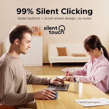 🖱️ Purilite Select – Vertical Wireless Ergonomic Mouse 2.4G