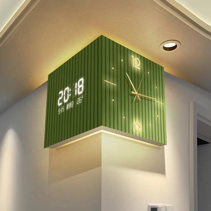 🕒 Purilite Select™ Modern Dual-Sided Corner Clock