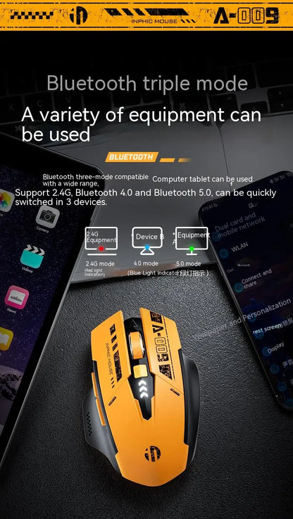 Purilite Select A9 Mecha Style Bluetooth + 2.4G Wireless Mouse