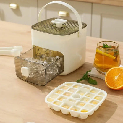 Purilite Select 48-Grid Ice Cube Mold Reusable Plastic Ice Tray with Easy-Release Design for Home Use - PuriLite