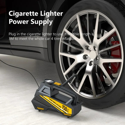 Purilite Select – Corded Portable Car Air Pump | 12V 150PSI Electric Tire Inflator with LED Light