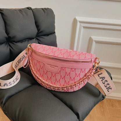 Purilite Select Women’s Plaid Letter Canvas Fanny Pack