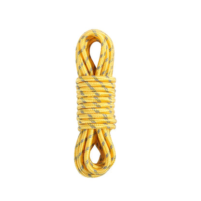 Purilite Select Reflective Paracord Rope | 5M x 5mm Heavy-Duty Camping Tent Guy Line for Tarp, Canopy, Hiking, Survival, Outdoor Emergency and Utility Use
