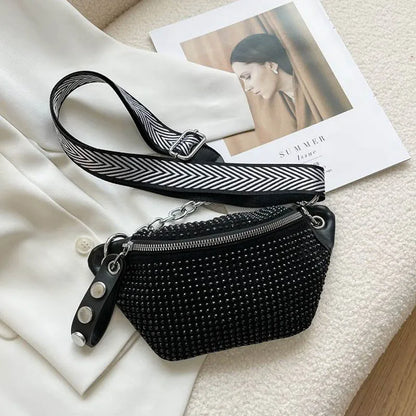 Purilite Select Women’s Diamond PU Leather Belt Bag