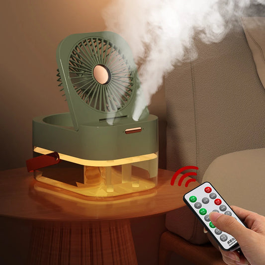Purilite Select™ Dual-Spray USB Rechargeable Misting Fan