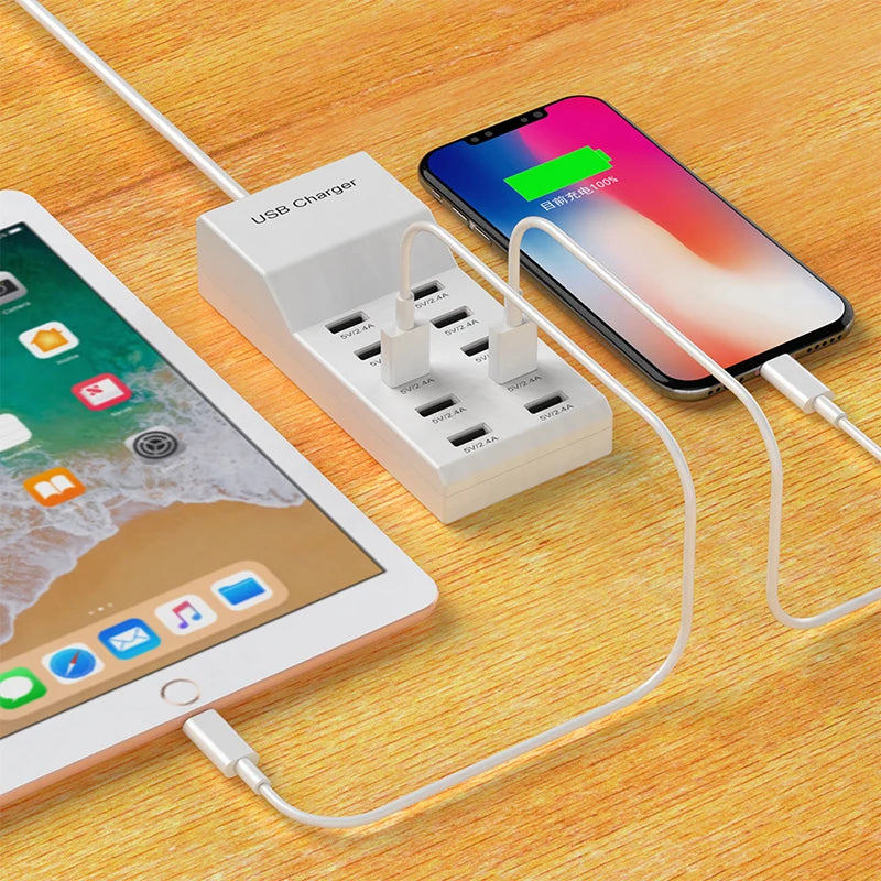 Purilite Select 10-Port USB Charging Station