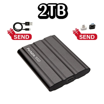 Purilite Select Portable External SSD USB 3.1 Type-C High-Speed Solid State Drive 1TB, 2TB, 4TB, 8TB, 12TB, 16TB, 32TB, 64TB & 128TB for Laptop, Desktop, Windows, macOS & Android