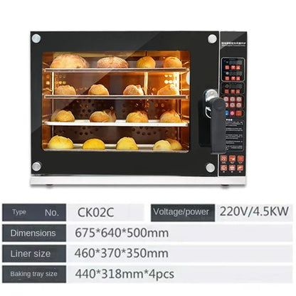 Purilite Select | Desktop Electric Air Oven with Hot Air Circulation | 4-Layer Large Capacity Multifunctional Baking Oven - PuriLite