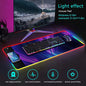 Purilite Select RGB Gaming Mouse Pad with 15W Wireless Charging – Extended Non-Slip Keyboard and Mouse Mat for PC, Laptop, and Desktop Setup - PuriLite