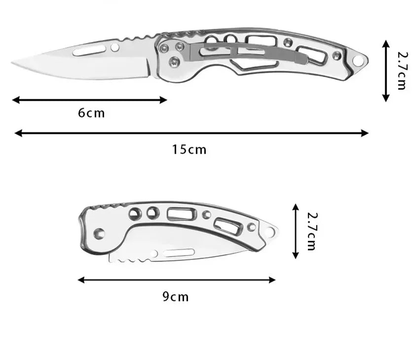 Purilite Select Stainless Steel Keychain Folding Knife