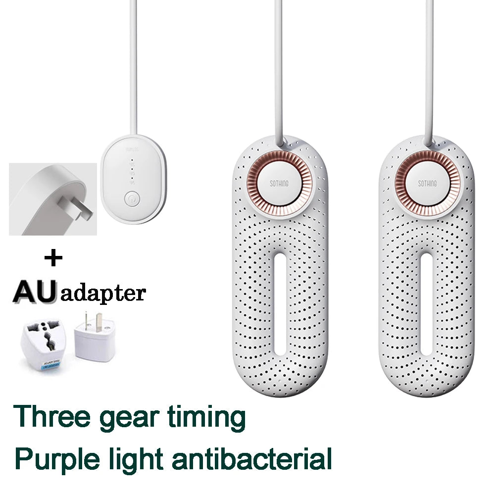 Purilite Select | Portable Electric Shoe Dryer with Timer & Constant Temperature Drying