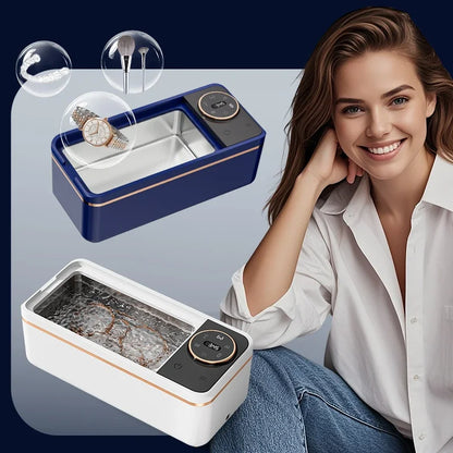 Purilite Select 45KHz Ultrasonic Cleaner, Multifunctional Deep Cleaning Machine for Glasses, Jewelry, Dentures, Makeup Brushes & Small Accessories