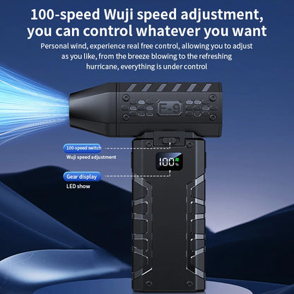Purilite Select – 160000 RPM Pocket Dust Blower | Mini Turbo Jet Fan with 6000mAh Rechargeable Battery