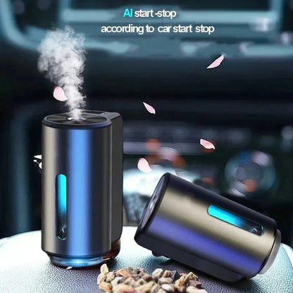 Purilite Select Car Fragrance Humidifier – 5-Mode Smart Scent Diffuser with Digital Display | Long-Lasting Odor Eliminator