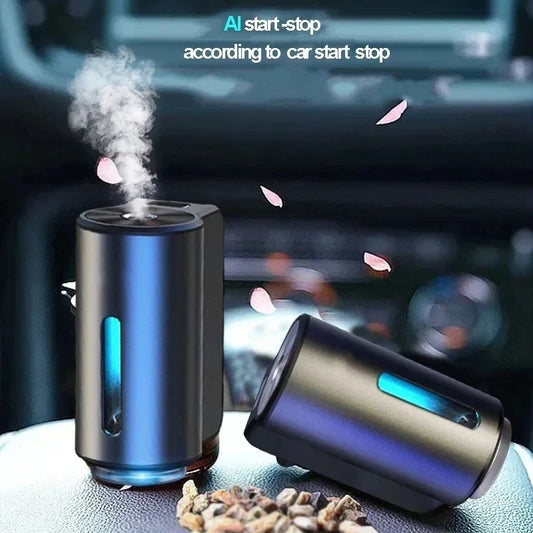 Purilite Select Car Fragrance Humidifier – 5-Mode Smart Scent Diffuser with Digital Display | Long-Lasting Odor Eliminator - PuriLite