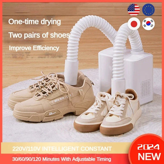 Purilite Select – 220/110V Electronic Shoe &amp; Boot Dryer with Timer and Activated Carbon Sterilization