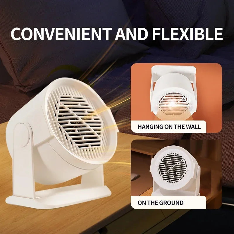 Purilite Select Portable Silent Wall-Mounted Electric Heater – Compact &amp; Safe Warmth for Home and Office