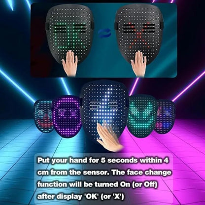 Purilite Select Color Changing LED Halloween Mask